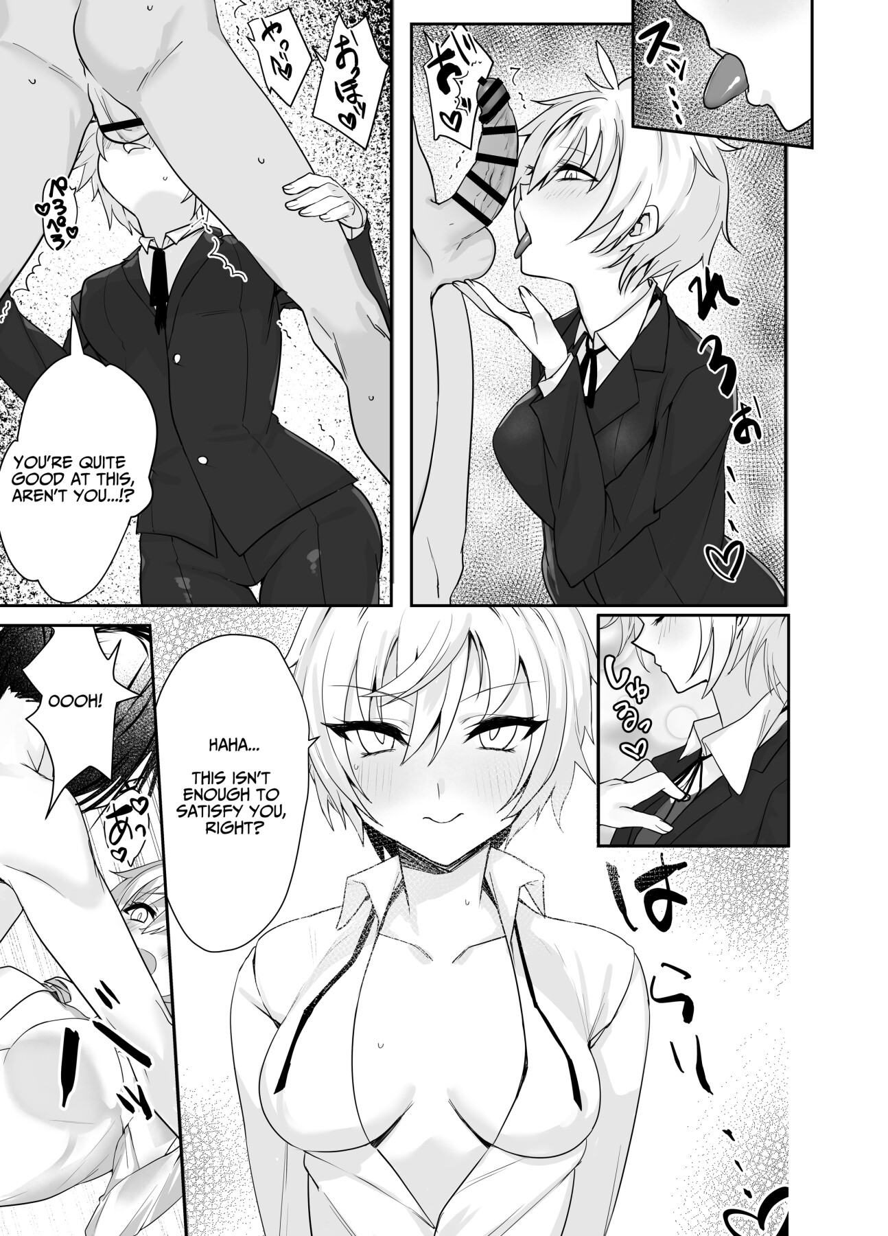 Hentai Manga Comic-Perverted Tomboy Female Butler Offers Apology Sex for her Rich Bitch Mistresses Bullying Behavior-Read-5